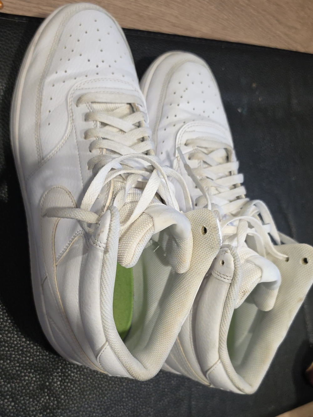 All-White High Top Sneakers